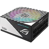 Asus 750 W ROG LOKI SFX-L Platinum PSU, mały współczynnik kształtu, w pełni modułowy, 80+ platyna, przycisk wentylatora 0dB,