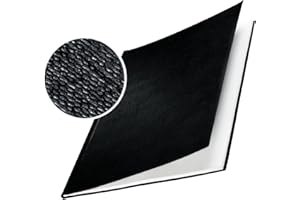 ‎LEITZ Leitz Esselte Buchbindemappe impressBIND Hard Cover 7.0mm schwarz, 10 Stueck