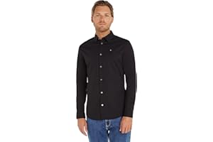 Tommy Jeans Herren Hemd TJM Original Stretch Shirt Langarm