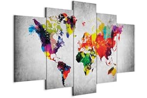 murando - Quadro 200x100 cm 5 Pezzi Stampa su tela in TNT XXL Immagini Moderni Murale Fotografia Grafica Decorazione da Parete Quadri Componibili