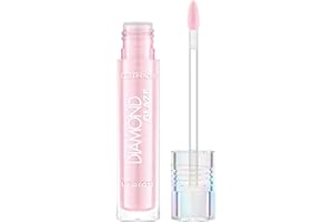 Catrice Diamond Glaze błyszczyk do ust, nr 020, różowy, natychmiastowy efekt, błyszczący, holograficzny, błyszczący, wegański, bez parabenów, bez cząstek mikroplastiku, bez nanocząsteczek, 1