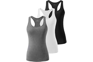 Vislivin Workout Tank Tops for Women Yoga Racerback Tank Activewear Sleeveless Tops