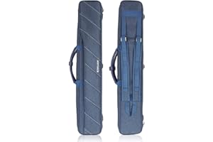 KONLLEN 2x4 Custodia Rigida per Stecche da Biliardo in Tessuto Oxford Borsa da Trasporto per Stecche da Biliardo