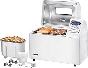 UNOLD Brotbackautomat Backmeister Extra, 700 W, 750-1800g Brotgewicht, Keramik-Beschichtung, 68511