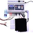 Physiowell 5 In 1 IFT MS Tens Ultrasonic Deep Heat Whole_Body Physiotherapy Machine Combo Physiotherapy Machine for all Pain Relief Massager (Selfadhesive pad), Off White