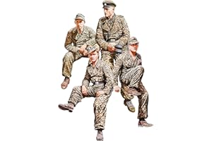 MINIART Mini Art 35364 - German Panzer Crew - Francia 1944 - Figura 1:35 - Replica fedele, modellismo, kit in plastica, artigianato, hobby, incollaggio, kit modello, assemblaggio, non verniciato
