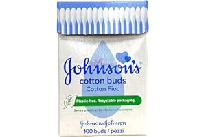 JOHNSON & JOHNSON Johnson's Cotton fioc, 100 pezzi, confezione da 4