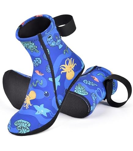 Chaussettes Néoprène Summshall 3mm Enfants - Pour Surf, Plongée, Sports Nautiques