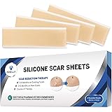 Medical Silicone Scar Removal Extra Large Sheets [5.9”x1.57”] – Fast & Effective on Keloid, Surgery, Burn, Acne, C-Section Sc