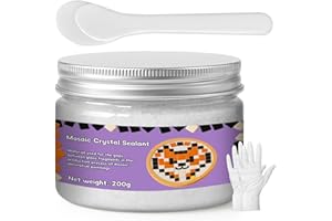 1DFAUL 200g Mosaik-Kristallfugenmörtel für Bastelarbeiten, Mosaikfliesenwerkzeuge, hoher Farbkontrast, direkt verfugbar, geeignet für Mosaikfliesen, DIY-Bastelprojekte (Weiß)