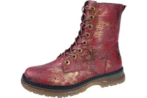 Cipriata Annetta Women's Brown Solid 8 Eye Lace Up Zip Ankle Boots, Size EU: 12.5