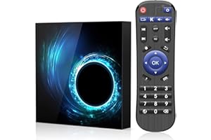 SAWGMORE Android 10.0 TV Box, H616 de cuatro núcleos con 4 GB de RAM y 32 GB de ROM, Android Box, Smart TV Box 6K HD compatible con WiFi dual 2.4G/5.0G, BT5.0 y decodificación H.265 para reproductor multimedia