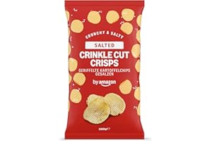 by Amazon Patatine Fritte Rigate, Salate, 200 g