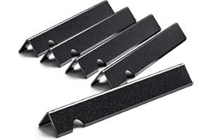 Denmay 66032 43,4 cm Flavorizer Bars für Weber Genesis II/LX 300 Serie, Genesis II 210, LX 240, II S-310/335, II E-310/330/335, II LX S/E-340 (2017 und Neuer), Heizplatten Flammenblech für Weber 66795