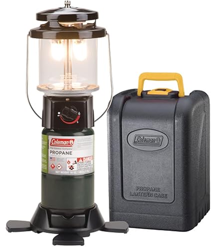 Coleman Premium 700 Lumens Dual-Fuel Camping Lantern with Case