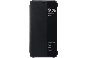 Huawei 51992653 Etui z Klapką do Mate 20 Lite, Czarny