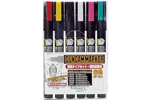 GSI Creos Gundam Marker GMS110 - Juego ultrafino (6 marcadores), color rosa