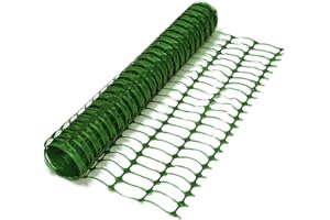 Oypla Heavy Duty Green Safety Barrier Mesh Fencing 1mtr x 15mtr