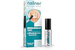 Nailner Fungal Nail Brush 5 ml - Treat & Prevent Fungal Nail Infection - Anti Fungal Nail Treatment for Toenails - Clinically proven - 300 Applications - Clear
