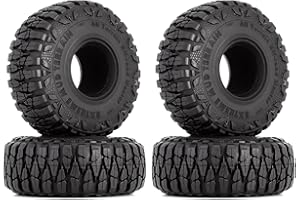 INJORA 1.9 Crawler RC Pneumatici 4PCS Gomma Mud Grappler Pneumatici per Ruote per 1:10 RC Car TRX4 Axial SCX10 II VS4-10 Redcat Gen 8 7 PRO Enduro SCX10 PRO FCX10