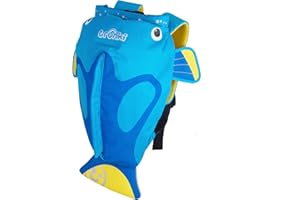 Trunki PaddlePak Sac à Dos Enfants de Natation Étanche pour Enfants et Sac de Sport Enfants – Sac Enfants Poisson Chirurgien (Bleu)