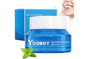 HNYGS-EU Polvere Sbiancante per Denti, Sbiancante Dentale Naturale con Effetto Istantaneo, Dentifricio in Polvere per Rimuovere Macchie e Alito Fresco