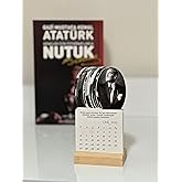 2026 Atat&uuml;rk Takvimi Ahşap Ayaklı Atat&uuml;rk Temalı Mini &Ouml;zel Tasarım Takvim, Atat&uuml;rk 2026 Takvim