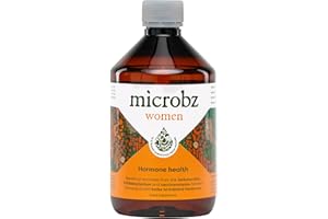 MICROBZ Women Liquid PROBIOTIC – Bio Culture Complex Probiotics for Gut Health, Digestive & Hormonal Support Supplement, Multi Strain Live Friendly Bacteria for Women - Vegan | 1 Month Supply