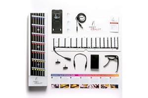Fret Zealot Accesorio de aprendizaje guiado de guitarra para todas las guitarras estándar con iOS y aplicaciones de Android (Mejor método para aprender a tocar guitarra para todos los niveles) 24.75"