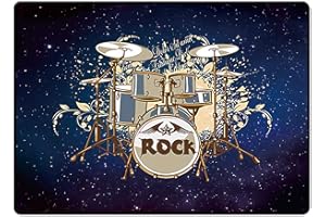 QQDD Tapis De Tambour Tapis Batterie Tapis Insonorisé pour Tapis De Batterie électronique Grosse Caisse Claire Tapis De Protection Tapis Anti Vibration Tapis Antidérapant pour Batterie Tapis Batterie