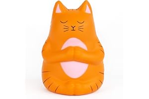 Gift Republic- Gato Juguete antiestrés para Detener la Miau, 11 x 7 x 6 cm (GR452108)