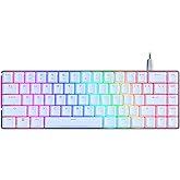 ASUS ROG Falchion Ace White - AZERTY Mechanical Gaming Keyboard 65% Wired, Touch Side Surface, Dual USB-C, Polycarbonate Prot