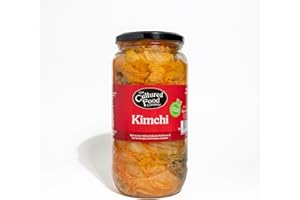 Vegan Kimchi 1kg Jar - The Cultured Food Company's Authentic Plant-Based Korean Delight - Raw, Unpasteurised & Bursting with Flavour.