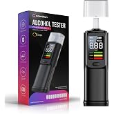 CAMTHON | Portable Digital Breathalyzer, Accurate Breathalyzer with Nozzles, Professional Alcohol Meter for Personal Use, Bre