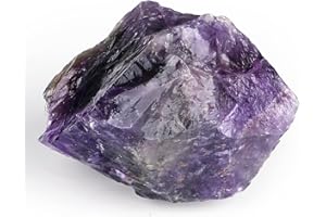 XIANNVXI Cristal de Améthyste Pierre de Cristal de Améthyste Pierre de Cristal de Guérison Naturelle Pierre de Cristal Pierres Précieuses Cristal Brut Pierre Brute Une Pièce