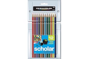 Prismacolor 92804 Scholar Colored Pencils, 12-Count,Assorted