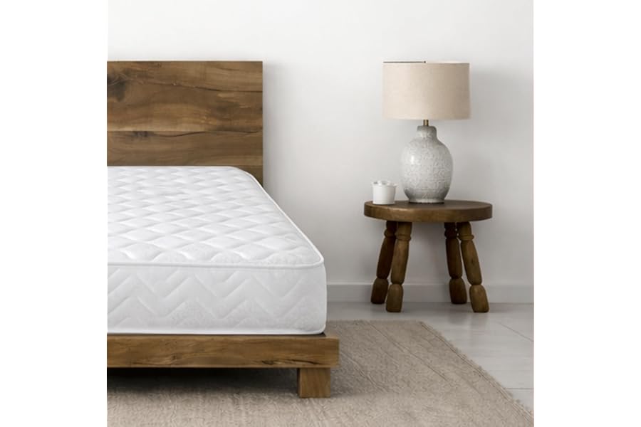 Starlight Beds Single Mattress – Memory Foam Mattress with Springs, Maximum Value, 18cm Deep, Plush, White,(90cm x 190cm)