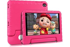 WOZIFAN 2023 Tablet Niños Android 11, Tablet para Niños 8 Pulgadas con 2GB RAM 32GB ROM Quad Core con Control Parental Certificación Youtube Netflix GMS, Cámara Dual/HD IPS / 3600mAh / WiFi - Rosa
