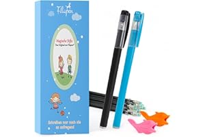 ‎FILAPEN Filapen® Magische Stifte inkl. 2 Schreibhilfen und 15 Ersatzminen I Tinte verschwindet nach 10 Minuten I Geeignet für die magischen Lernbücher