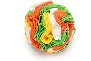 starfa lab Schnüffelball für Hunde Schnüffelspielzeug Interaktives Hundespielzeug Weiches Polarfleece Intelligenzspielzeug Waschbar (15cm)