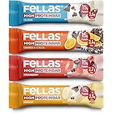 Fellas High Protein Bar, Mixed Box (4 Types), 45gr x 12 Pieces