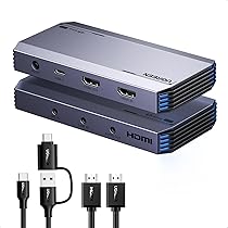 Scheda di acquisizione video compatibile HDMI Hagibis 4K Loop Out per la registrazione di giochi Streaming live 1080P Grabber MS2131 per PS4/5 Swch  7