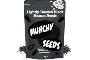 Munchy Seeds Lightly Toasted Black Sesame Seeds 1kg