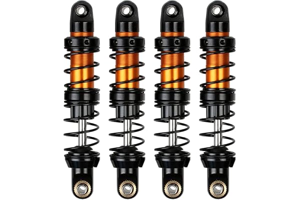 INJORA RC Amortisseur 4pcs RC Accessoire RC Shock Absorber pour 1/10 RC Crawler Car Axial SCX10 90046 AXI03007 TRX4 TRX6 (70mm)
