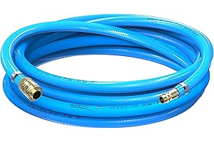 AUPROTEC Tubo per aria compressa Surflex Pro + Raccordo rapido selezione: (1m metro, Ø interno 6mm)