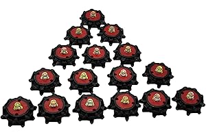 JIEYAN CHENNAN 16pcs Stollen Ersatz Universal Soft Golf Ersatz Golfschuhspikes Golf Shoe Spikes Fast Twist Shoe Super Grip, einfach auszutauschen stabil und komfortabel Passend für die meisten Golfschuhe
