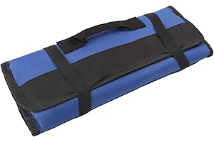 HUNTERBEE Tool Roll Organizer, Pockets Tool Bag Roll, Wrench Pouch Organizer for Car/Motorcycle/Mechanic Tools, Premium Oxford canvas Made, Without Tools