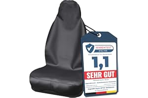 ‎UPGRADE4CARS Upgrade4cars Autositzbezug Universal | wasserdichte Autositzauflage für Arbeit, Sport, Werkstatt Autositzschoner Vordersitze Fahrersitz Schonbezug Autozubehör Geschenke für Männer