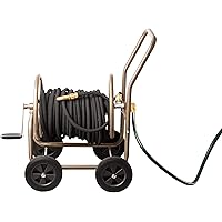 UPP Schlauchwagen ohne schlauch Deluxe mit Schutzhülle | Gartenschlauchwagen nimmt bis zu 60m Gartenschlauch auf | Der…