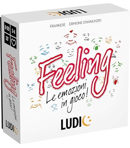 Ludic - Reazioni Emotive Gioca Con La Lingua Degli Emoticon, Gioco Di Società Per La Famiglia Per 2 - 6 Giocatori, IT53498